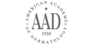 Logo of the American Academy of Dermatology (AAD), established in 1938. The design features the acronym "AAD" prominently in the center, surrounded by the full name "American Academy of Dermatology" and the founding year, creating a professional and recognizable symbol for the dermatology community. This image represents the organization&apos;s commitment to advancing dermatological care and education.